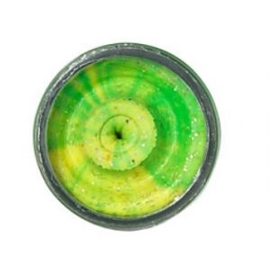 Cesto na pstruhy Natural Glitter Trout Bait Green Yellow - ryba
